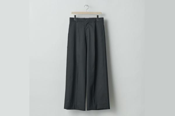 stein テーパードワイドトラウザーズ stein】EXTRA WIDE TROUSERS - BLACK | 公式通販サイト session