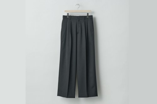 <img class='new_mark_img1' src='https://img.shop-pro.jp/img/new/icons2.gif' style='border:none;display:inline;margin:0px;padding:0px;width:auto;' />stein / LONG WIDE TROUSERS(BLACK)