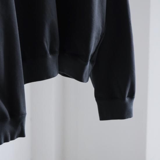 KANEMASA | カネマサ 36G Super Fine Gauge Half Zip Pullover(BLACK