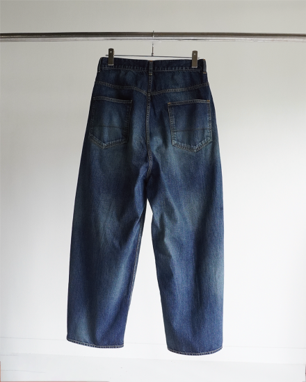 ANCELLM | アンセルム AGING WIDE DENIM PANTS(INDIGO ANCELLM | アンセルム AGING WIDE DENIM PANTS(INDIGO