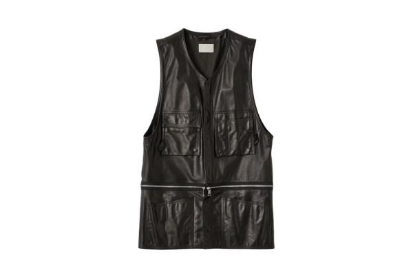 YOKE | GOAT LEATHER LONG VEST(BLACK) | ゴートレザーロング YOKE | GOAT LEATHER LONG VEST(BLACK) | ゴートレザーロング
