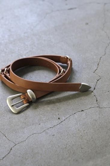 YOKE | WESTERN BELT(BROWN) | ウエスタンベルト(ブラウン)通販