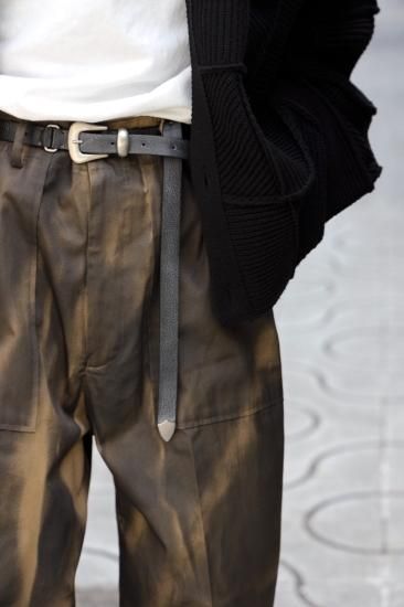 YOKE | WESTERN BELT(BLACK) | ウエスタンベルト(ブラック)通販 YOKE | WESTERN BELT(BLACK) | ウエスタンベルト(ブラック)通販