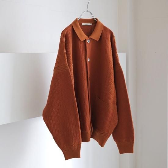 【YASHIKI】Nanohana Collar Cardigan (2) YASHIKI / Nanohana Collar Cardigan(BLACK) | ナノハナカラー