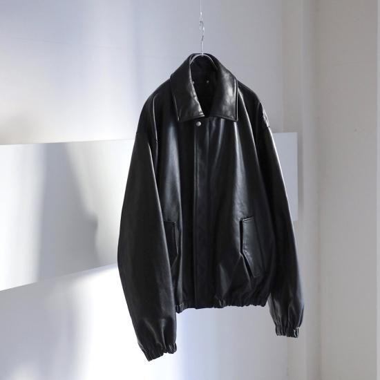 stein | シュタイン LEATHER ZIP BLOUSON(BLACK) / レザージップ stein | シュタイン LEATHER ZIP BLOUSON(BLACK) / レザージップ