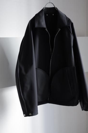 stein | シュタイン REVERSIBLE ZIP JACKET(BLACK stein | シュタイン REVERSIBLE ZIP JACKET(BLACK