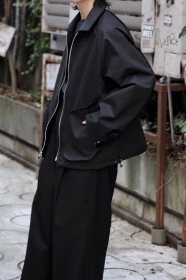 stein | シュタイン REVERSIBLE ZIP JACKET(BLACK stein | シュタイン REVERSIBLE ZIP JACKET(BLACK