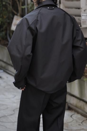 stein | シュタイン REVERSIBLE ZIP JACKET(BLACK) / リバーシブル