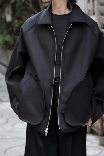 stein | シュタイン REVERSIBLE ZIP JACKET(BLACK