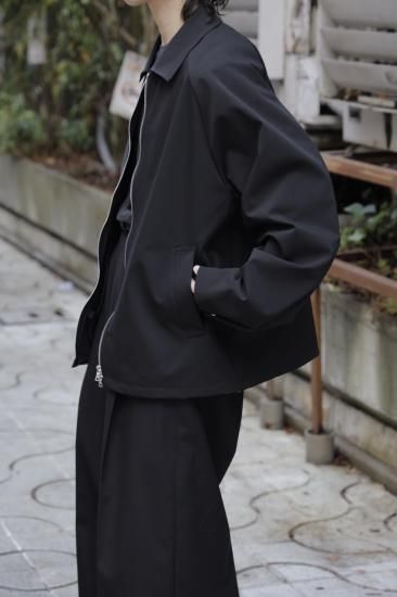 stein | シュタイン REVERSIBLE ZIP JACKET(BLACK stein | シュタイン REVERSIBLE ZIP JACKET(BLACK