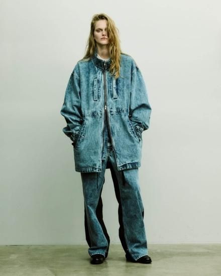 stein | シュタイン CHEMICAL BLEACHED DENIM MODS COAT(INDIGO stein | シュタイン CHEMICAL BLEACHED DENIM MODS COAT(INDIGO