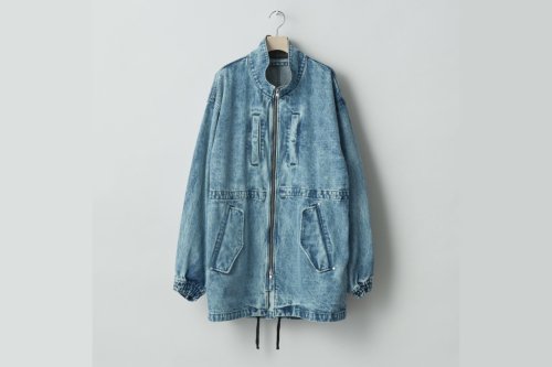 <img class='new_mark_img1' src='https://img.shop-pro.jp/img/new/icons2.gif' style='border:none;display:inline;margin:0px;padding:0px;width:auto;' />stein / CHEMICAL BLEACHED DENIM MODS COAT(INDIGO)