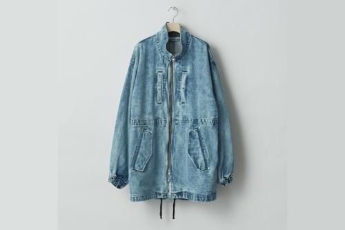 <img class='new_mark_img1' src='https://img.shop-pro.jp/img/new/icons2.gif' style='border:none;display:inline;margin:0px;padding:0px;width:auto;' />stein / CHEMICAL BLEACHED DENIM MODS COAT(INDIGO)