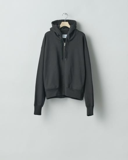 stein | シュタイン UNTWISTED YARN SWEAT ZIP UP HOODY(CHARCOAL