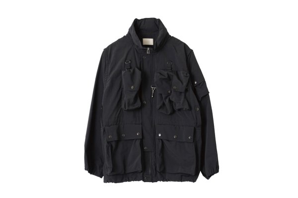 YOKE | MULTI POCKETS UTILITY BLOUSON(BLACK) | マルチポケット 