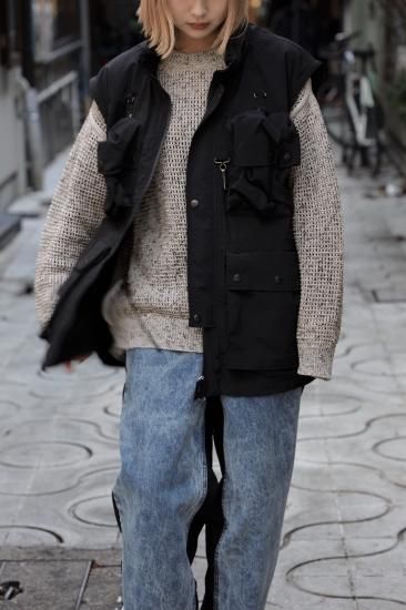 athletic wear MASON MESH KNIT ドゥーズィエムクラス Sideline Mock Neck Knit | STUDIO SEVEN (スタジオ セブン)