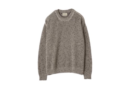 <img class='new_mark_img1' src='https://img.shop-pro.jp/img/new/icons2.gif' style='border:none;display:inline;margin:0px;padding:0px;width:auto;' />YOKE / MESH KNITTED CREWNECK SWEATER(WHITE)