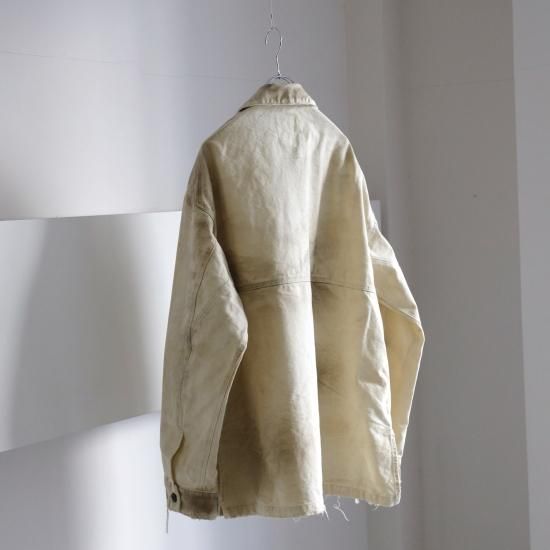 ANCELLM | アンセルム UNEVEN PAINT COVERALL(BEIGE) / アン ANCELLM | アンセルム UNEVEN PAINT COVERALL(BEIGE) / アン