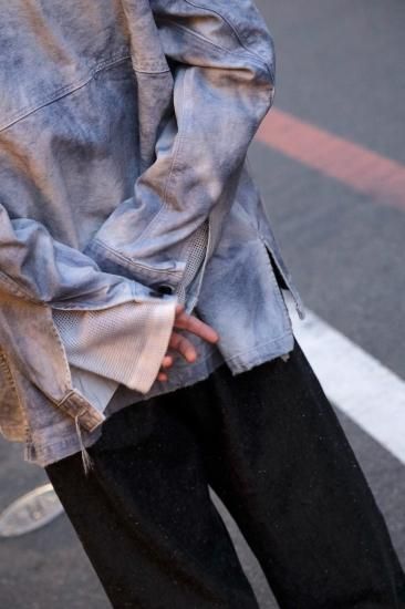 ANCELLM | アンセルム UNEVEN PAINT COVERALL(BEIGE) / アン ANCELLM | アンセルム UNEVEN PAINT COVERALL(BEIGE) / アン