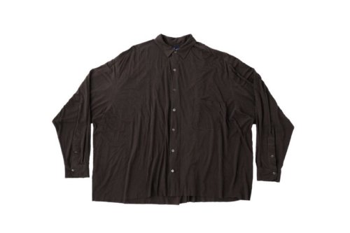 <img class='new_mark_img1' src='https://img.shop-pro.jp/img/new/icons2.gif' style='border:none;display:inline;margin:0px;padding:0px;width:auto;' />KANEMASA PHIL. / 46G Artisan Jersey Shirt(SUMIKURO)