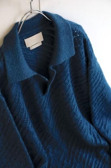 YOKE | SILK MOHAIR PULLOVER SWEATER(PEACOCK) | シルクモヘア YOKE | SILK MOHAIR PULLOVER SWEATER(PEACOCK) | シルクモヘア