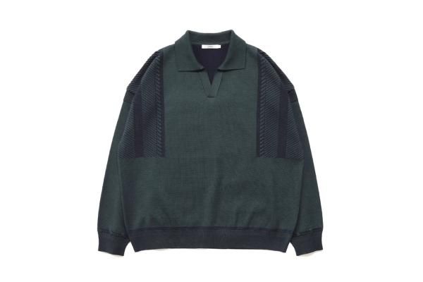 YASHIKI / Shunrin Skipper Knit(GREEN) | シュンリンスキッパー
