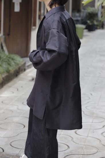 AXIS | アクシズ SKIPPER SHIRTS(MID NIGHT) / スキッパーシャツ