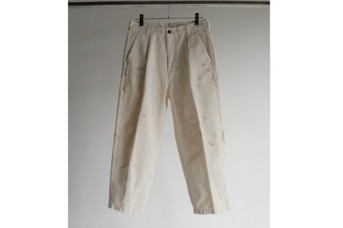 <img class='new_mark_img1' src='https://img.shop-pro.jp/img/new/icons2.gif' style='border:none;display:inline;margin:0px;padding:0px;width:auto;' />ANCELLM / PAINT CHINO TROUSERS(BEIGE)