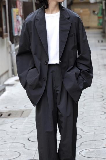 stein | シュタイン WINDPROOF NYLON EASY JACKET(BLACK stein | シュタイン WINDPROOF NYLON EASY JACKET(BLACK