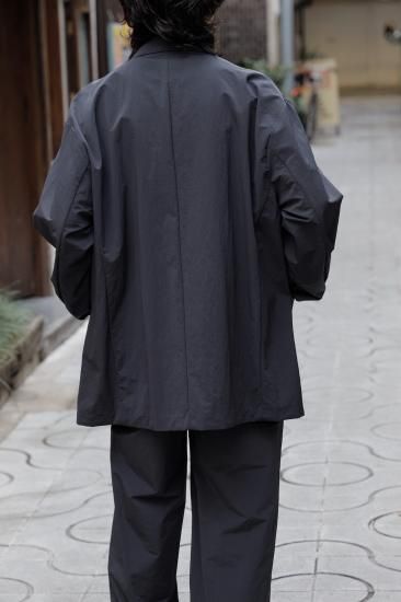 stein | シュタイン WINDPROOF NYLON EASY JACKET(BLACK stein | シュタイン WINDPROOF NYLON EASY JACKET(BLACK
