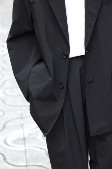 stein | シュタイン WINDPROOF NYLON EASY JACKET(BLACK stein | シュタイン WINDPROOF NYLON EASY JACKET(BLACK