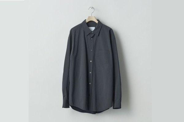 stein | シュタイン WINDPROOF NYLON STANDARD SHIRT(BLACK