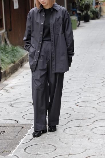 stein | シュタイン WINDPROOF NYLON WIDE EASY TROUSERS(DARK stein | シュタイン WINDPROOF NYLON WIDE EASY TROUSERS(DARK