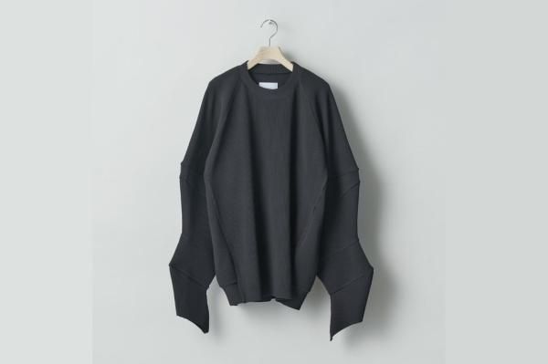 トップス GRADATION PLEATS COMBINATION SLEEVES LS stein | シュタイン GRADATION PLEATS COMBINATION SLEEVES LS