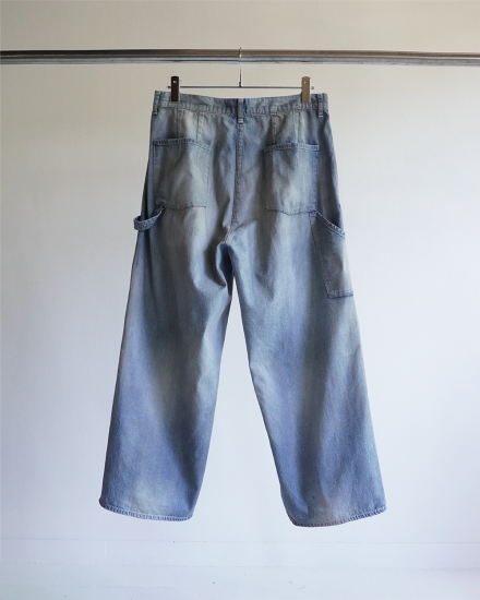 ANCELLM | アンセルム AGING PAINTER PANTS(INDIGO ANCELLM | アンセルム AGING PAINTER PANTS(INDIGO