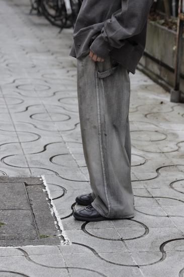 ANCELLM | アンセルム AGING PAINTER PANTS(BLACK) / エイジング ANCELLM | アンセルム AGING PAINTER PANTS(BLACK) / エイジング