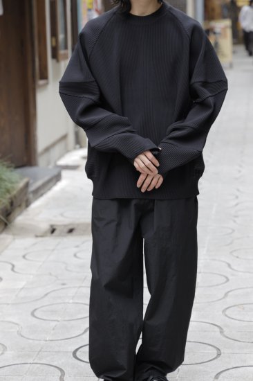 stein | シュタイン WINDBREAKER EASY TROUSERS(BLACK) / ウインド 