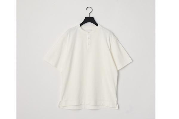 【期間限定価格】新品 KANEMASA PHIL. ヘンリーネック T 白 L 期間限定価格】新品 KANEMASA PHIL. ヘンリーネック T 白 L
