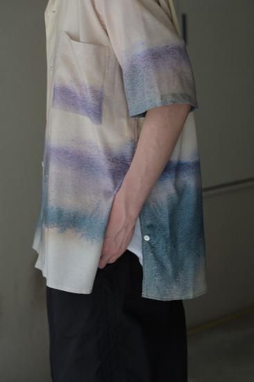 新品YOKE 25ss ランドスケーププリント オープンカラーシャツ YOKE 25SS Landscape Printed Open Collar Shirt – Vintage