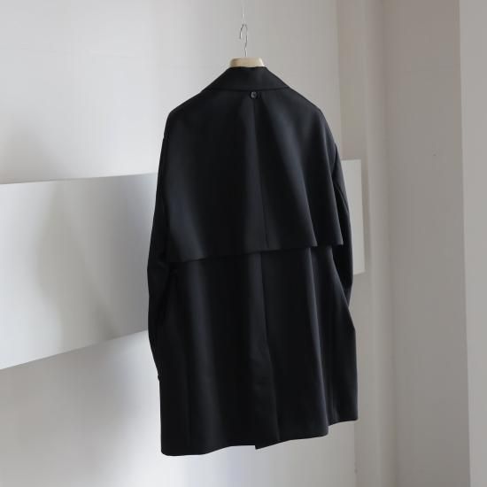 FR2GOLF ロングスリーブジャケット ブラック　ビステ ssstein | シュタイン OVERSIZED LAPELED COMBINATION JACKET(BLACK