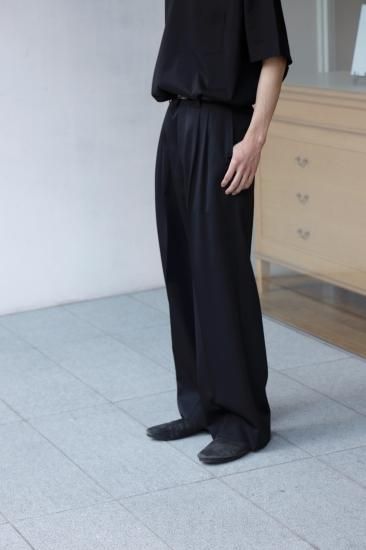 ssstein | シュタイン LONG WIDE TROUSERS(BLACK) / ロング ssstein | シュタイン LONG WIDE TROUSERS(BLACK) / ロング