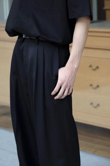 ssstein | シュタイン LONG WIDE TROUSERS(BLACK) / ロング ssstein | シュタイン LONG WIDE TROUSERS(BLACK) / ロング