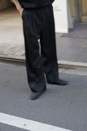 ssstein | シュタイン LONG WIDE TROUSERS(BLACK) / ロング ssstein | シュタイン LONG WIDE TROUSERS(BLACK) / ロング