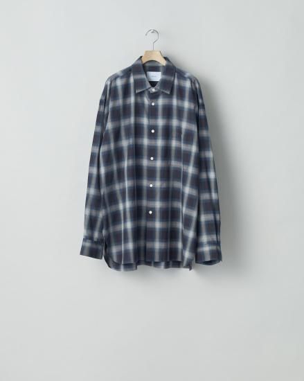 A17341 美品 シュタイン オーバーサイズダウンパットシャツ ホワイト S ssstein - 【残り一点】Oversized Down Pat Shirt(DOUBLE CUFFS