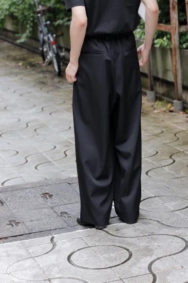 ssstein | シュタイン OVERTUCKED EXTRA WIDE TROUSERS(BLACK ssstein | シュタイン OVERTUCKED EXTRA WIDE TROUSERS(BLACK
