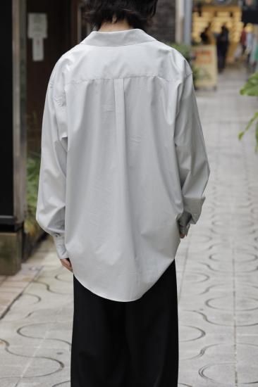 ssstein | シュタイン OVERSIZED SKIPPER SHIRT(OFF GREY ssstein | シュタイン OVERSIZED SKIPPER SHIRT(OFF GREY
