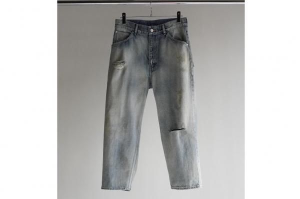 ANCELLM | アンセルム AGING SELVEDGE TAPERED 5P DENIM PANTS(INDIGO 