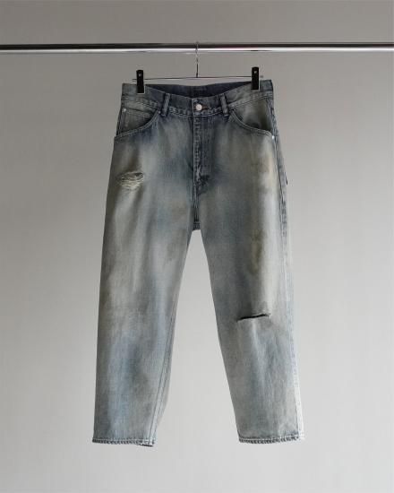 ANCELLM | アンセルム AGING SELVEDGE TAPERED 5P DENIM PANTS ANCELLM | アンセルム AGING SELVEDGE TAPERED 5P DENIM PANTS