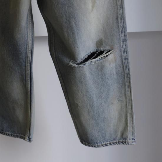 ANCELLM | アンセルム AGING SELVEDGE TAPERED 5P DENIM PANTS ANCELLM | アンセルム AGING SELVEDGE TAPERED 5P DENIM PANTS