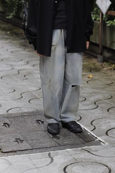 ANCELLM | アンセルム AGING SELVEDGE TAPERED 5P DENIM PANTS ANCELLM | アンセルム AGING SELVEDGE TAPERED 5P DENIM PANTS